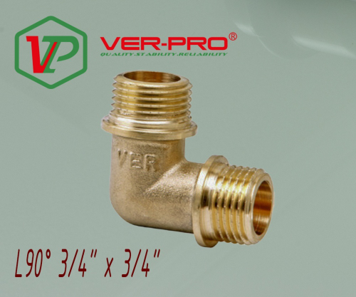 Уголок латун 3/4 Ш. х  3/4 Ш.  ViEiR (100/10шт)