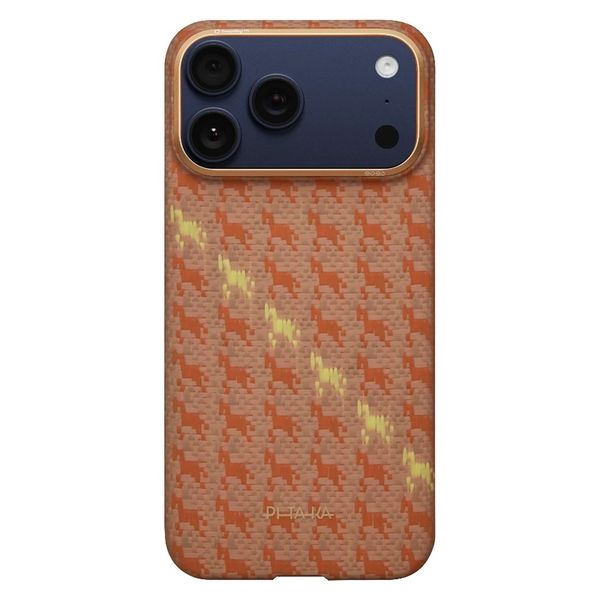 Чехол Pitaka Edge Case для iPhone 17 Pro Max, Янтарный | Amber