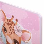 Дневник 1-4 класс 48 л., кожзам (гибкая), печать, фольга, ЮНЛАНДИЯ, "Милый Жираф", 106163