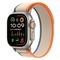 Часы Apple Watch Ultra 2 GPS + Cellular 49 мм, титановый корпус, ремешок Trail цвета Оранжевый/Бежевый,размер L/M