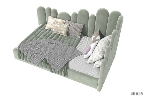 Кровать угловая Савоярди Форма kids - разноуровневая