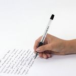 Ручка шариковая BRAUBERG "BP-GT", ЧЕРНАЯ, корпус прозрачный, евронаконечник 0,7 мм, линия письма 0,35 мм, 144006