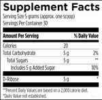 Designs For Health - D-Ribose - 150 gr