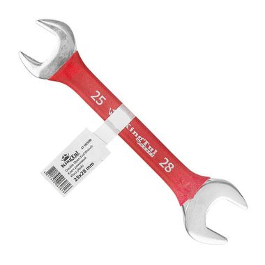 Ключ рожковый 25х28мм в прорезиненной оплетке KingTul kraft KT-102528k(322528)