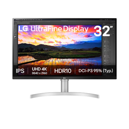 Монитор 31,5" LG 32UN650K White
