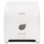 Диспенсер для полотенец в рулонах LAIMA PROFESSIONAL ECO (Система H1), механический, белый, ABS-пластик, 606550