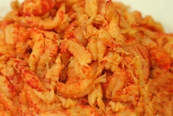 Раковые шейки очищенные варено-мороженые 300-400 шт, 500 гр