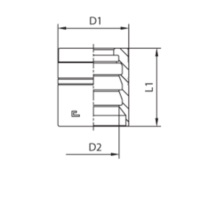 Муфта DN 32 2SN с зачисткой NEW