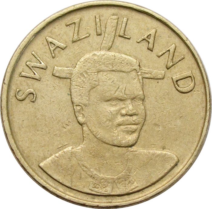 1 лилангени 1995-2009 Свазиленд VF
