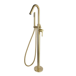 Напольный смеситель для ванны с душевым комплектом ADAGIO 918503DOC золото