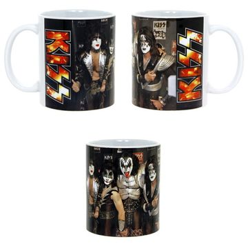 Кружка KISS группа + надписи по бокам (072)