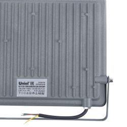 ULF-F52D-150W-6500K IP65 200-240V GREY Прожектор светодиодный. Дневной свет 6500K. Угол 90 градусов. Корпус серый. TM Uniel