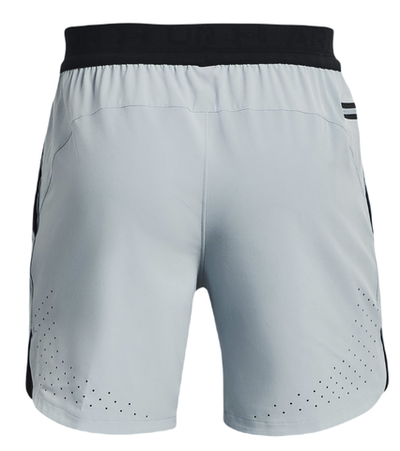 Мужские теннисные шорты Under Armour Men's UA Peak Woven Shorts - harbor blue/black