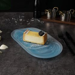 Блюдо овальное 28*15*2 см   матовое стекло P.L. Proff Cuisine [4]