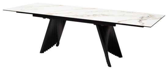 Стол IVAR 180 MARBLES KL-188 Контрастный мрамор, итальянская керамика