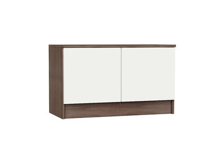 Тумба Холл ТБ-121 Silky White Ясень шимо темный