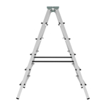 Стремянка двусторонняя 6 ступеней алюминиевая