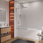 Шторка на ванну Cezares SLIDER-VF-11-80/150-C-Cr