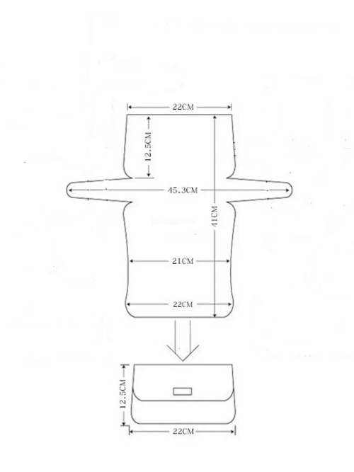 Набор для сумки пластиковая канва и фурнитура