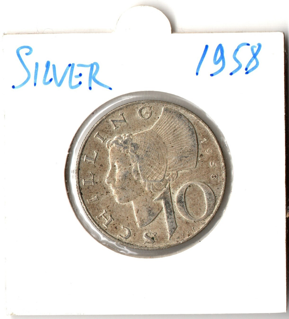 Австрия 10 шиллингов 1958