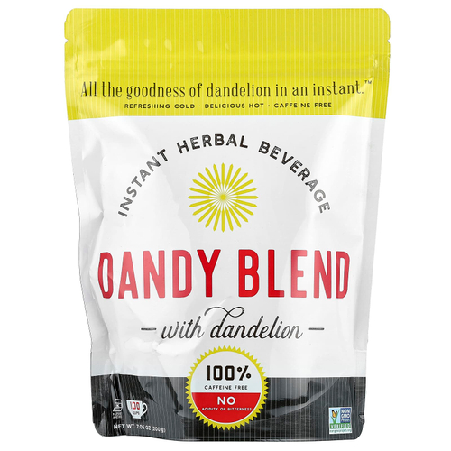 Dandy Blend, растворимый травяной напиток с одуванчиком, без кофеина, 200 г (7,05 унции)