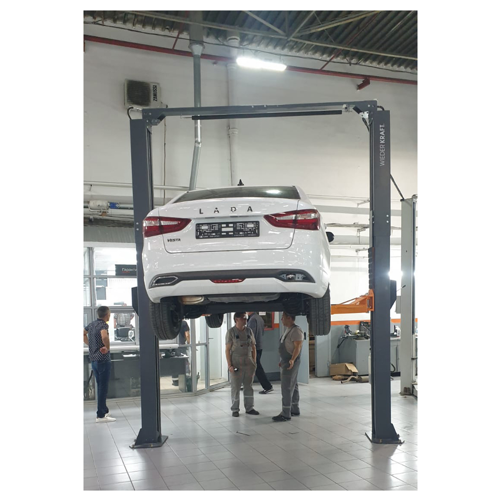 WDK-529E Подъемник двухстоечный с верхней синхронизацией 4 тонны, электр.разбл., 380В