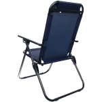 Кресло складное с подлокотниками TFS1608, 54*68*95 см, 3 положения, темно-синий.