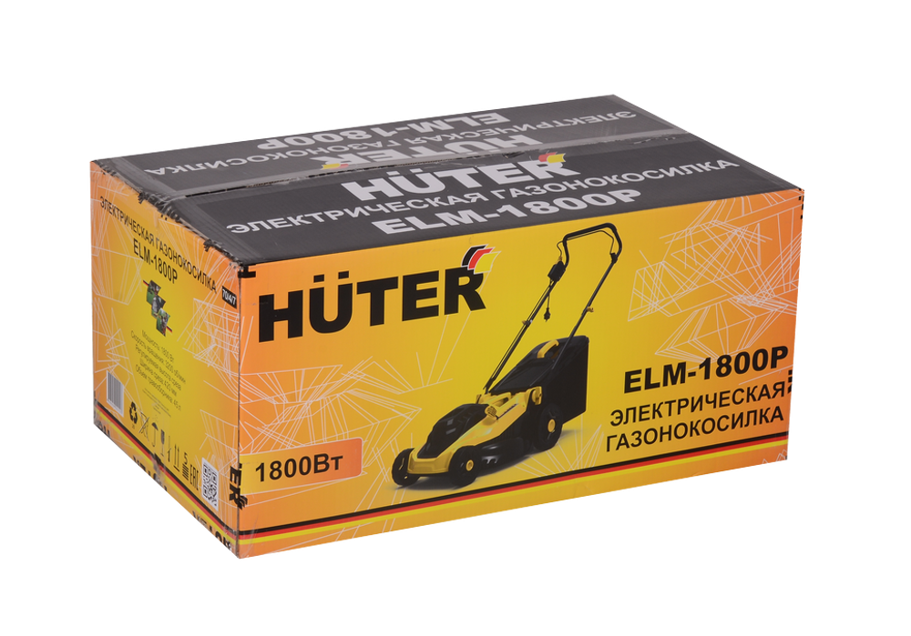 Газонокосилка электрическая HUTER ELM-1800P