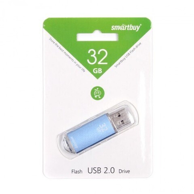 Флеш-накопитель 32 Gb Smartbuy V-cut Серебристый
