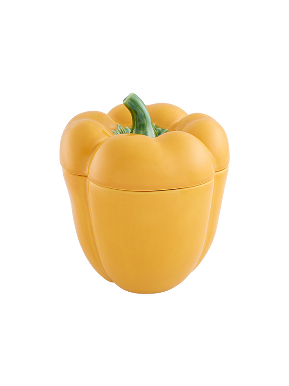Емкость с крышкой Bordallo Pinheiro Pepper желтая (22 см)