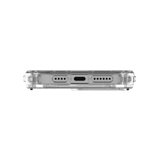 Чехол с поддержкой MAGSAFE Uag Plyo для iPhone 15 Pro MAX 6.7", цвет прозрачный/золото (Ice/Gold)