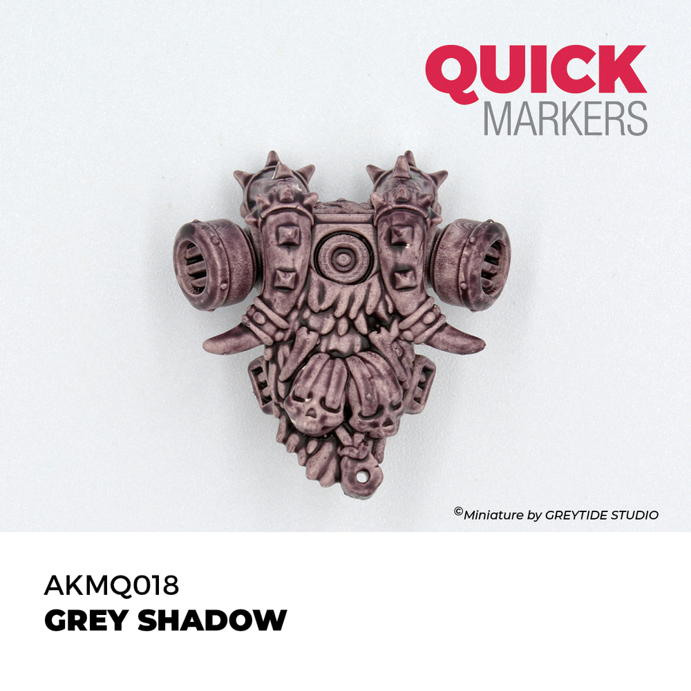 Акриловый маркер AK Interactive Quick Marker Grey Shadow