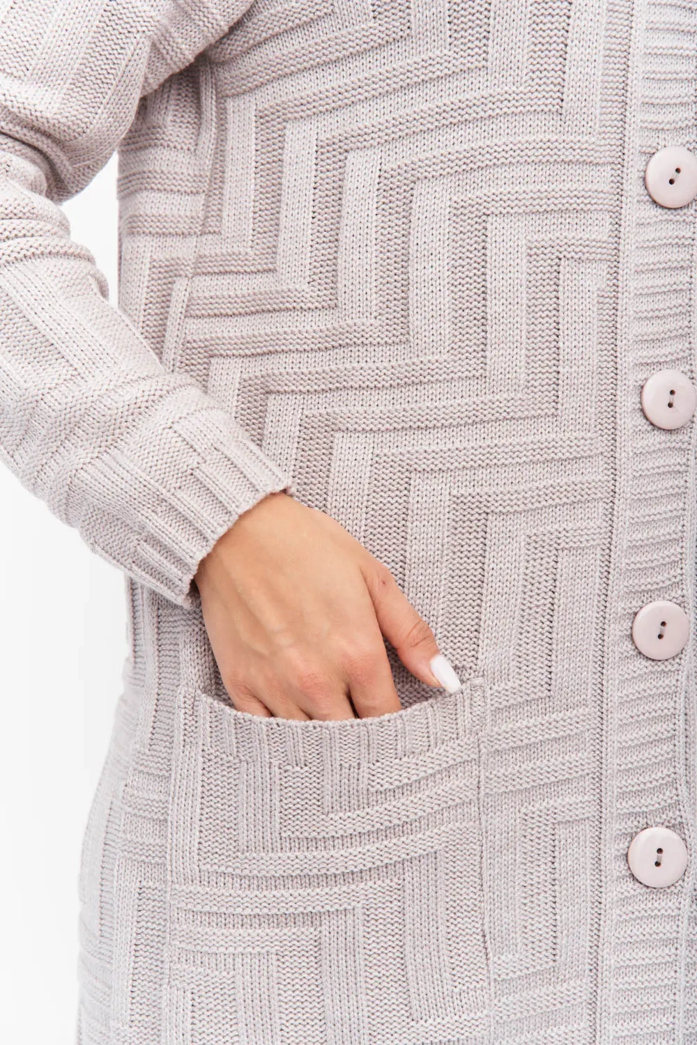 Кардиган 351866 к/бежевый