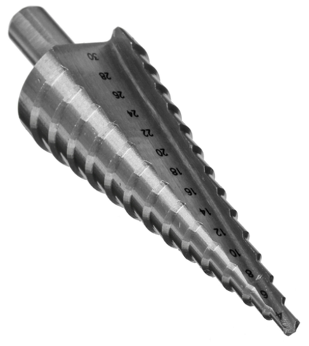 29660-4-30-14 STAYER 4-30мм ступенчатое сверло по металлу 14 ступеней