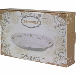 Lenardi 110136 Овальное блюдо 36см.СЕВЕРНОЕ СИЯНИЕ в под.уп.(х8)Керамика