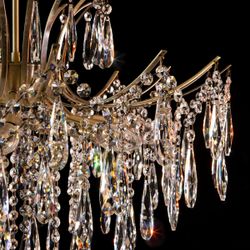 Citilux Селена CL302183 Люстра хрустальная Бронза