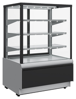 Витрина кондитерская Carboma KC70 VV 0,9-1 Standard Люкс Техно (9006-9005, черная)