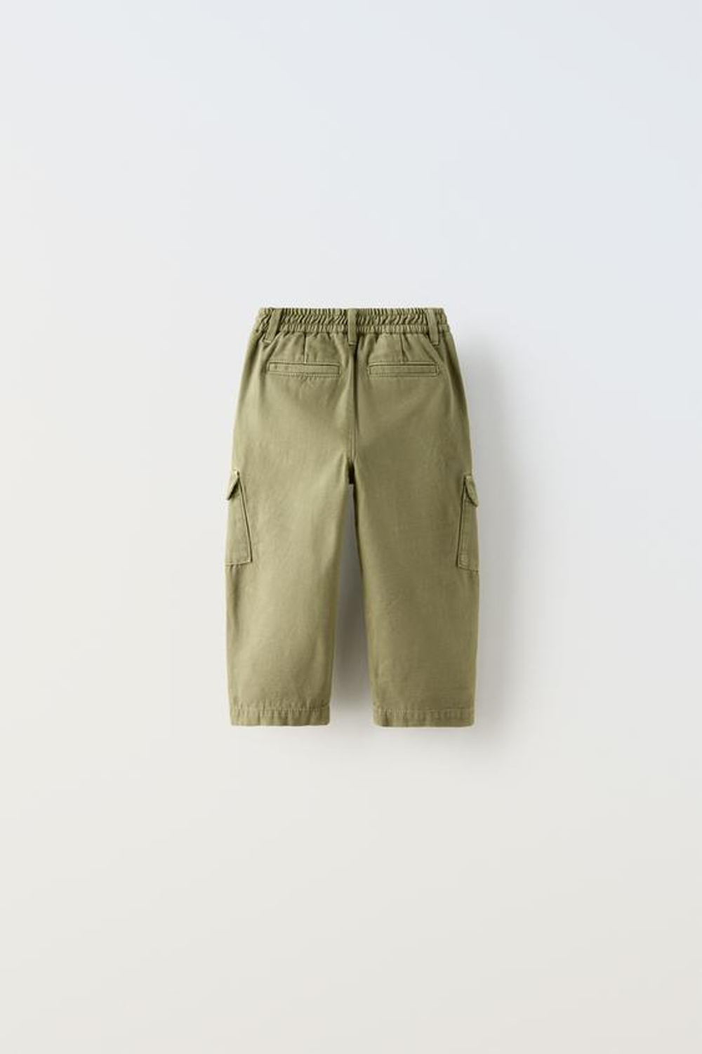 ZARA БРЮКИ КАРГО ОБЪЕМНОГО КРОЯ, ХАКИ