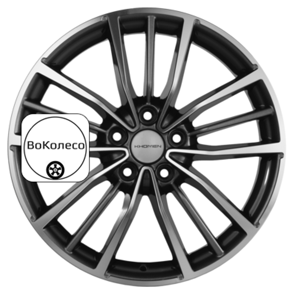 7x18/5x114,3 ET40 D66,5 KHW1812 (Haval Dargo) Gray-FP Khomen Wheels