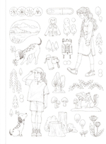 Forest Girl's 4. Colouring Book