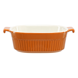 Блюдо для запекания soft ripples, 20х16,5 см, карамельное