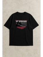 Футболка y2k оверсайз аниме берсерк панельки