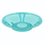 Тарелка детская для вторых блюд на присосе 400мл (зеленый)