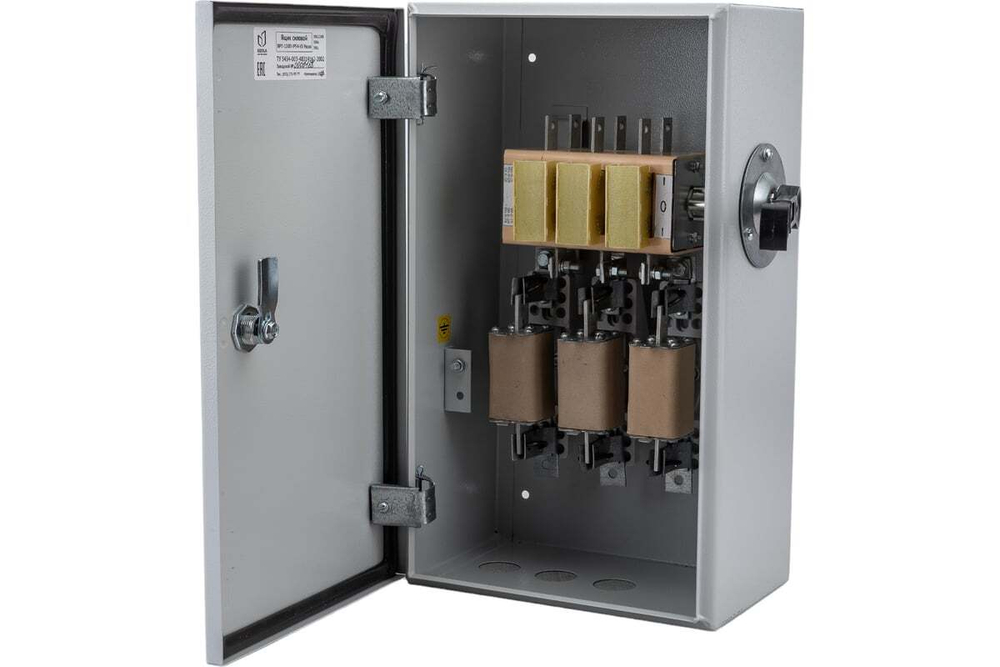 Ящик силовой с рубильником и предохранителями ЯРПп 100 У3 IP54 перекидной 430х250х165мм УЗОЛА U450321