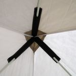 Палатка зимняя куб СЛЕДОПЫТ &quot;Premium&quot; 1,8х1,8 м, S по полу 3,2 кв.м, 3 слоя, цв. оливковый/белый