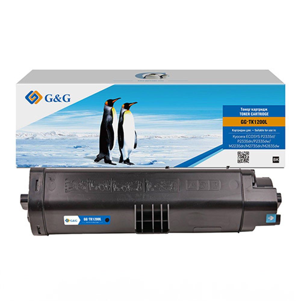 Тонер-картридж G&amp;G TK-1200L 11k для Kyocera M2235/M2735/P2335