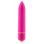 Розовая вибропуля Pink Vibe Power Bullet - 9 см.