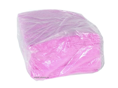 Салфетки 24*24см 50 листов розовые