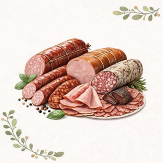 Колбасы и деликатесы