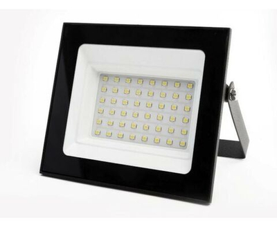 Прожектор светодиодный Ultraflash, 50 Вт, 6500 К, IP65, черный